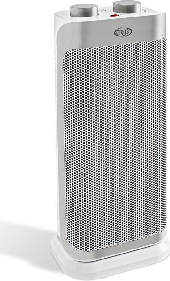 Argoclima Boogie Plus Binnen Zilver Wit 2000W Keramische Kachel