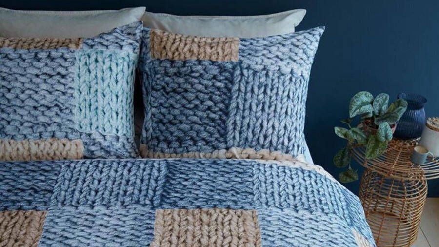 Ariadne At Home ARIADNE Wool Shades Dekbedovertrek Litsjumeaux 240x200 220 cm Blue