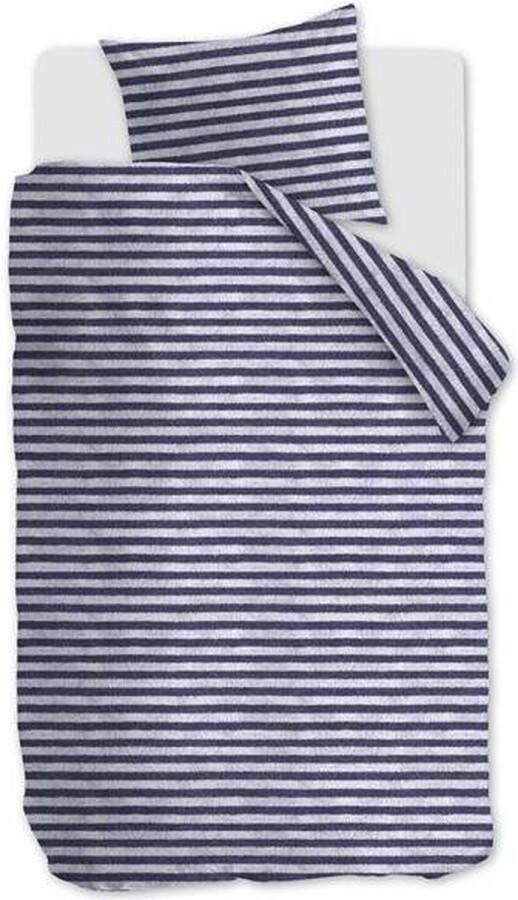 Ariadne at Home dekbedovertrek Knit Stripes Blauw 1-Persoons 140x200 220 cm