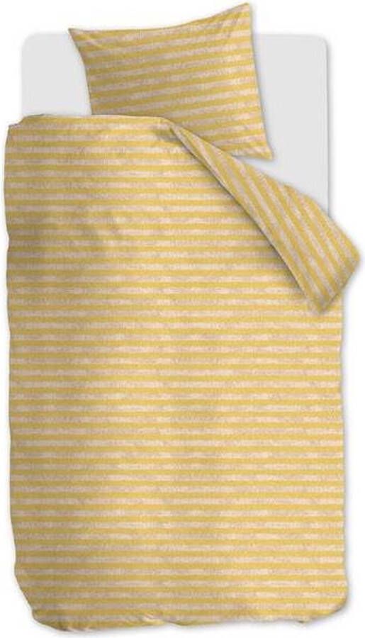 Ariadne At Home Dekbedovertrek Beddinghouse At Home Ariadne Knit Stripes-240x200 220 cm-Yellow
