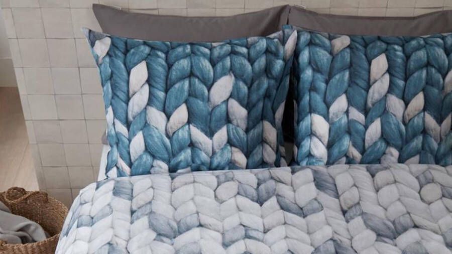 Ariadne at Home Warmly dekbedovertrek Lits-jumeaux (240x200 220 cm + 2 slopen) Katoen Marineblauw