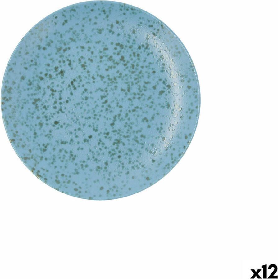 Ariane Platt tallrik Oxide Keramisch Blauw (Ø 21 cm) (12 Stuks)