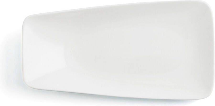 Ariane Eetbord Vital Rectangular Rechthoekig Wit Keramisch 38 x 20 4 cm (6 Stuks)
