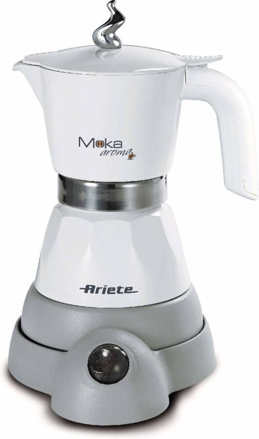 Ariete 1358 10 Moka Aroma elektrische percolator 2 4 kopjes warmhoudfunctie wit