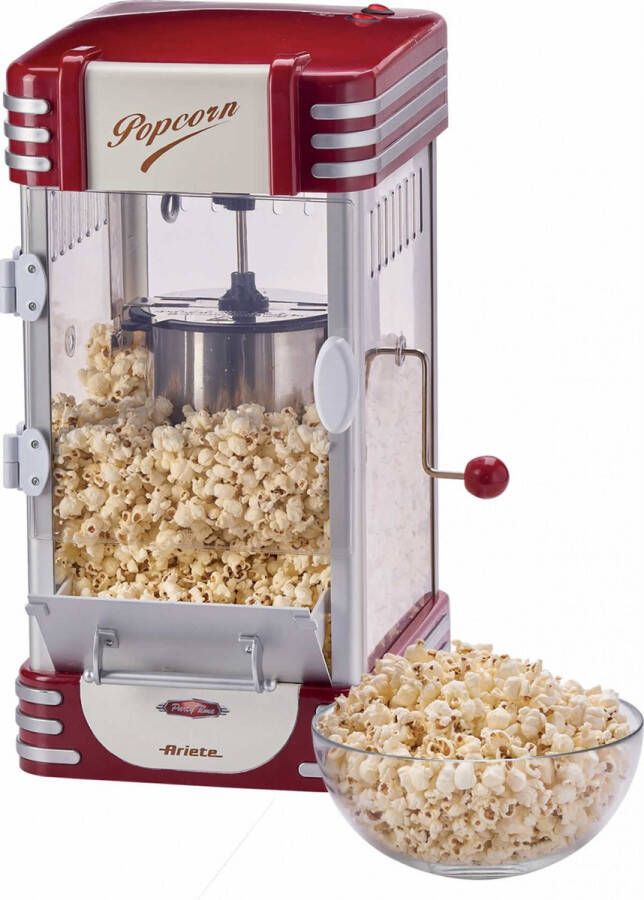 Ariete Popcorn Machine Popper XL Ongeveer 4 Porties Per Keer Rood