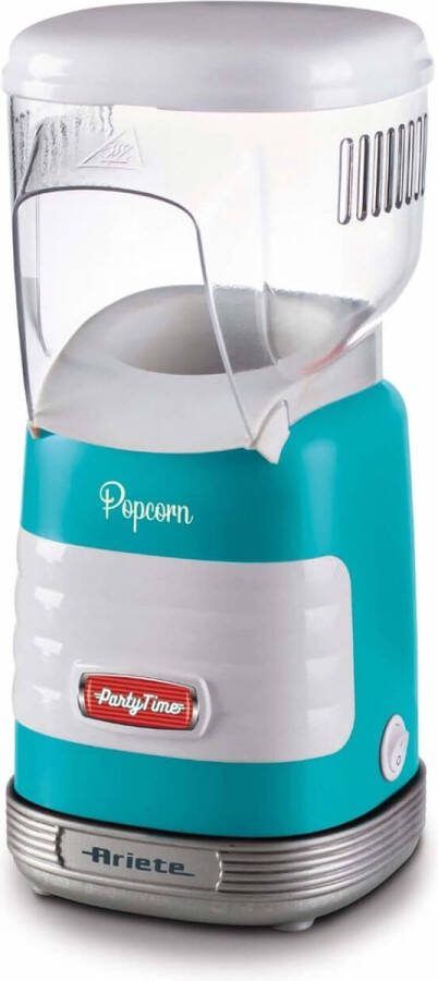 Ariete Pop Corn Party Time Blauw Transparant 60 g 1100 W 185 x 140 x 305 mm 950 g 1 5 kg