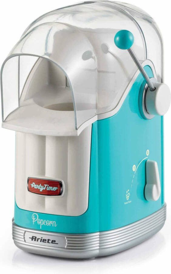 Ariete 2958 01 Popcorn Machine Bereiding zonder vet Hetelucht Klaar in 3 min blauw