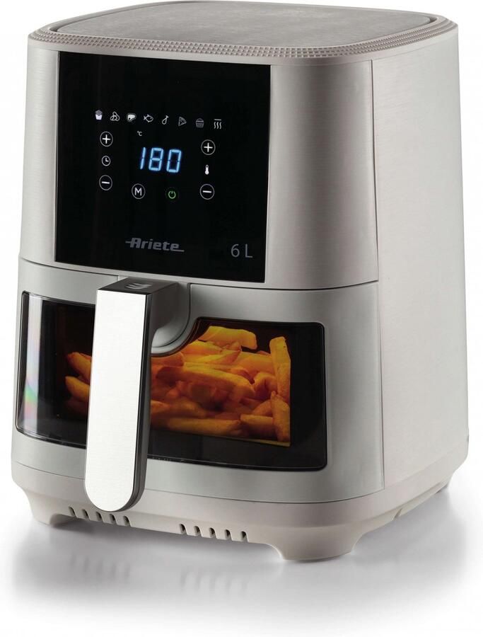 Ariete 4626 Enkel 6 l Vrijstaand 1300 W Heteluchtfriteuse Wit