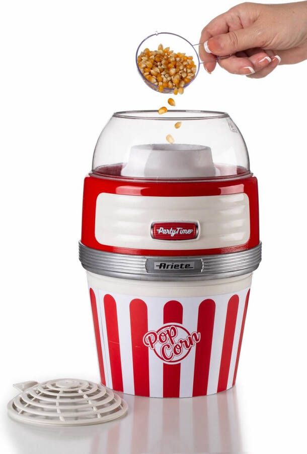 Ariete Popcorn Machine Ongeveer 4 Porties Per Keer Rood