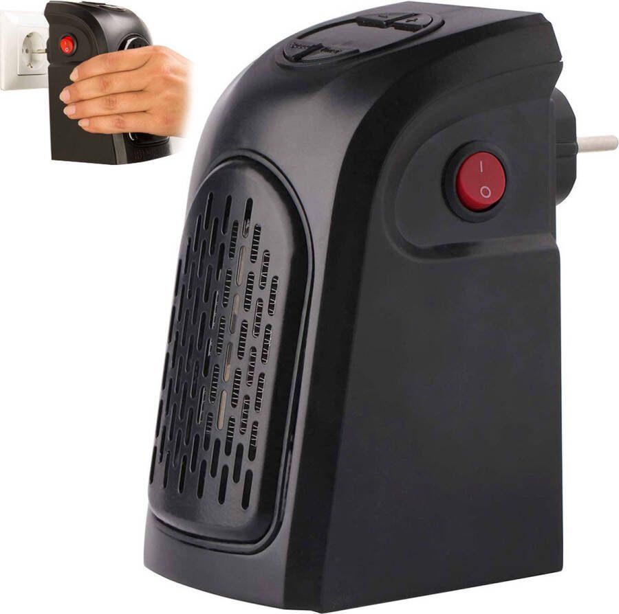 Ariko Handy Mini Heater Straalkachel Ventilator kachel Stopcontact Kachel met timer