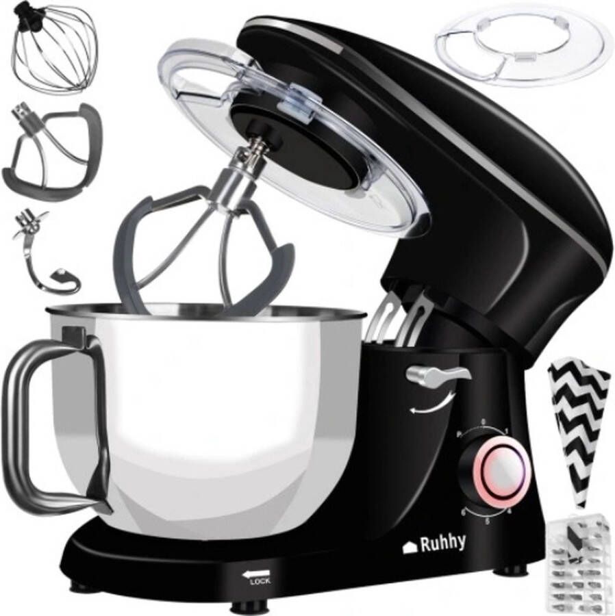 Ariko keukenmachine Foodprocessor Mixer Kneedmachine 2200W zwart