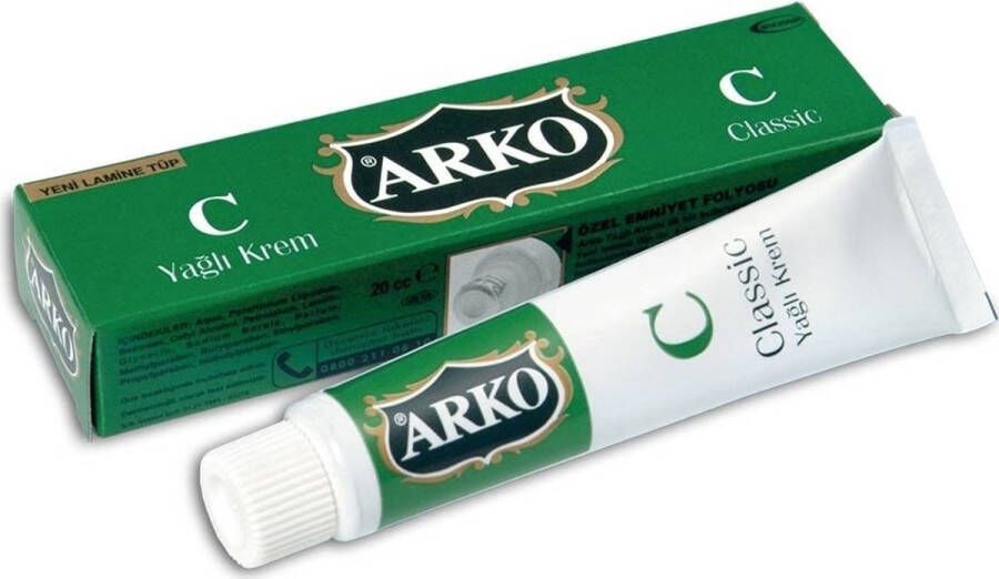 Arko Classic hand- & body cream handcreme (normaal huid) 12 stuks x 20ml Voordeelpak