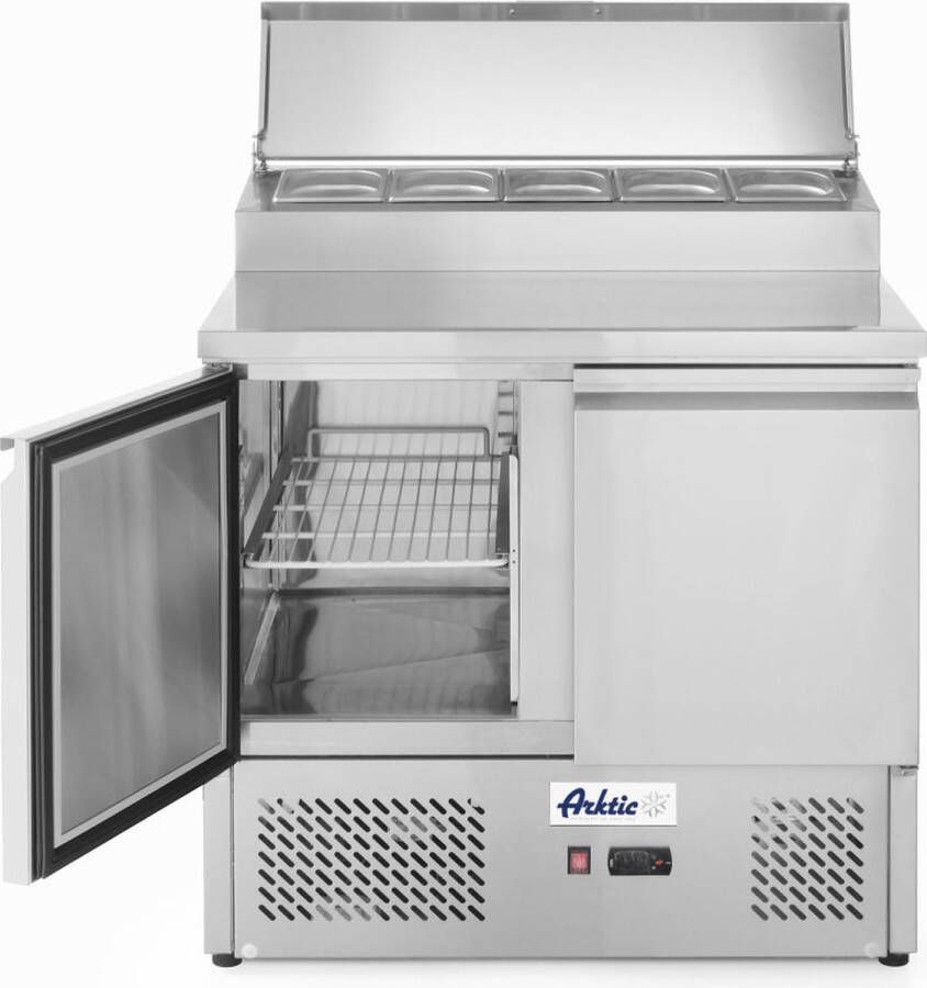 Arktic Saladette 2 Deuren en Verhoogde GN Vitrine 300L 232880 Horeca
