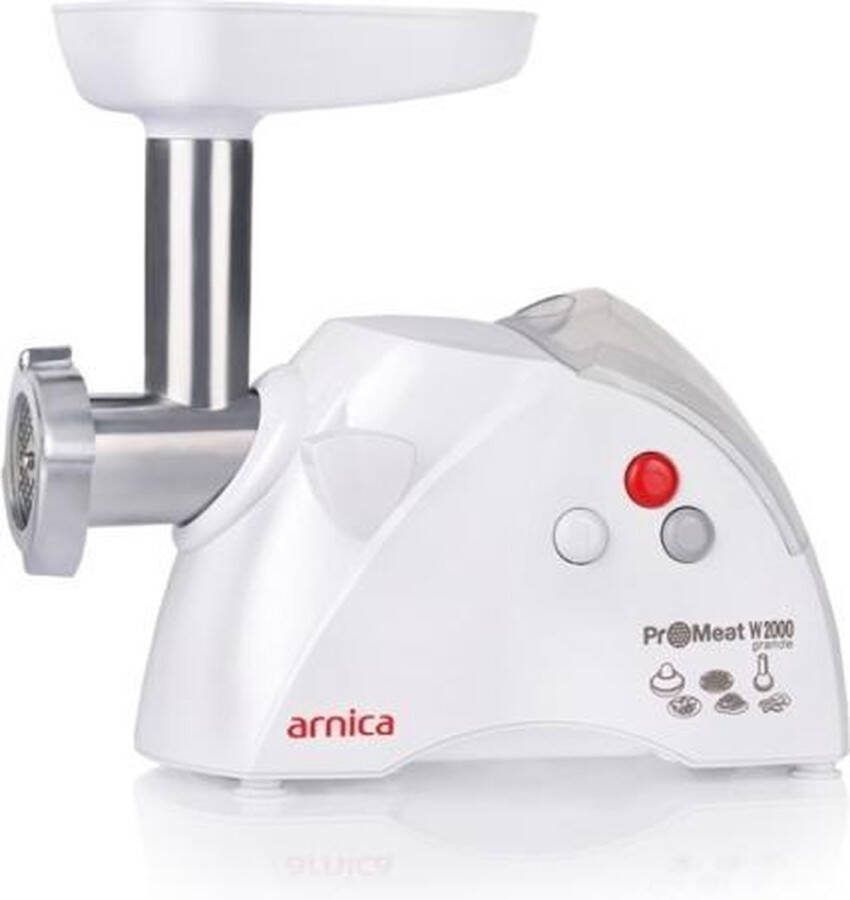 Arnica Promeat Grande 1400W Vleesmolen -Wit