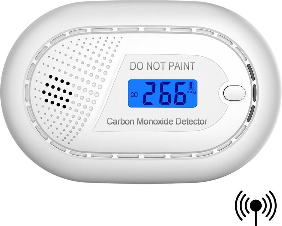 Aroha Link Koolmonoxidemelder 10 jaar batterij Koppelbare CO melder Koolstofmonoxidemelder CO meter & CO gas detector koppelbaar