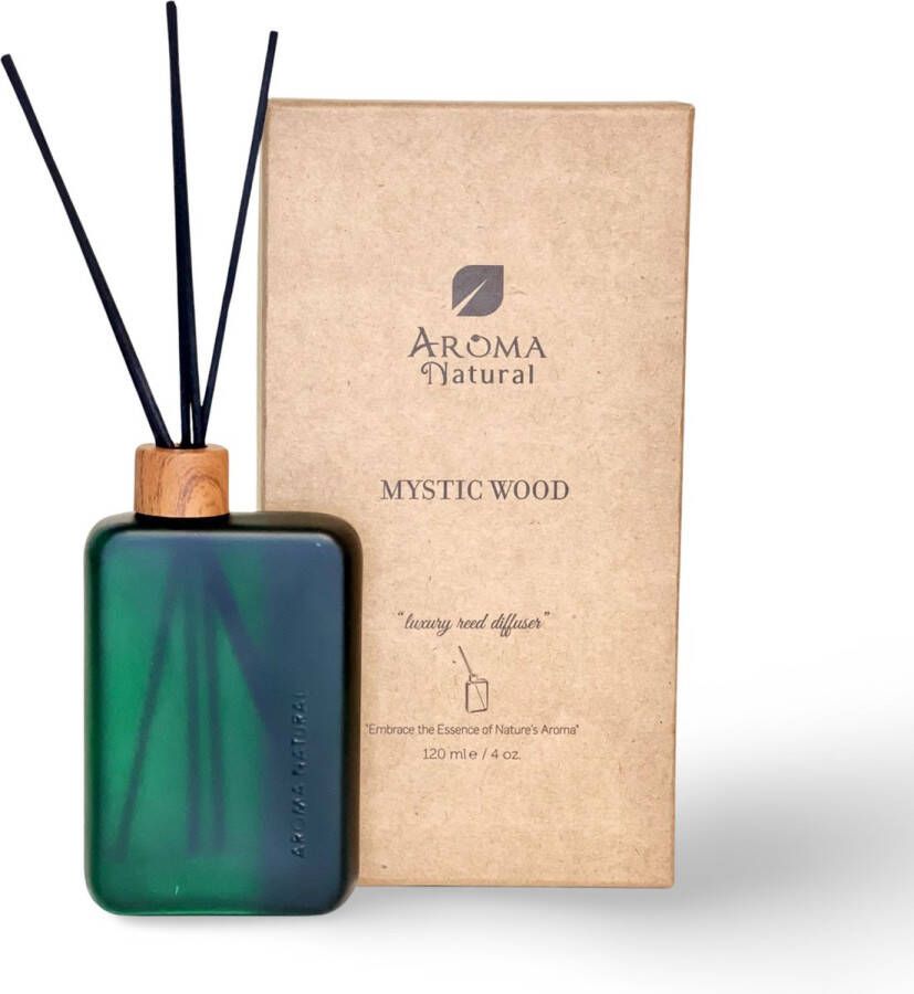 Aroma Natural Mystic Wood Geurstokjes Reed Diffuser 120 ML