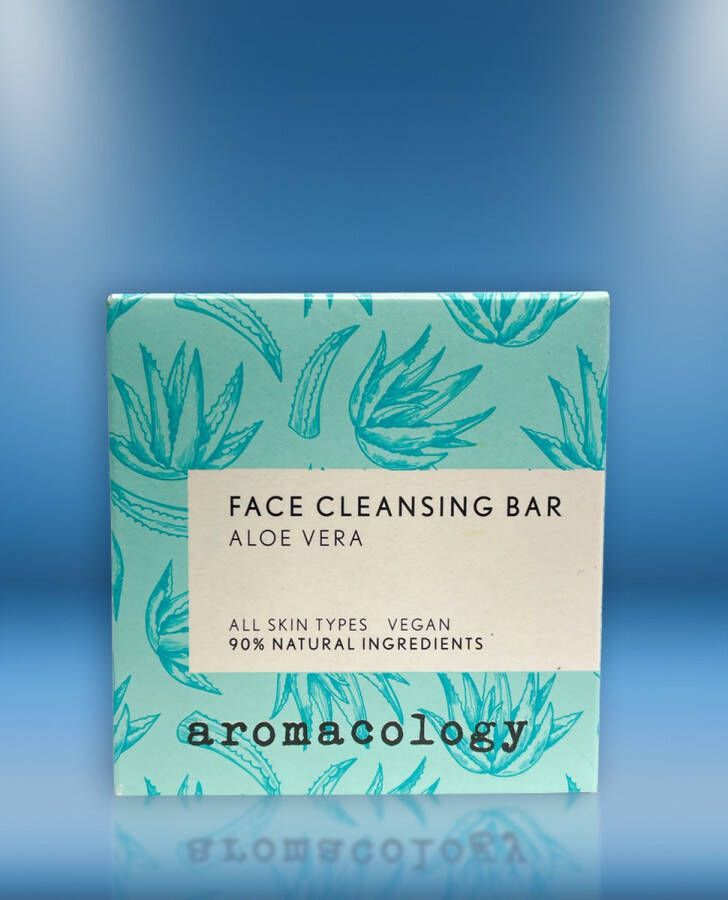 Aromacolocy Face cleansing bar Aloë Vera Face wash Vegan 80 gram Aromacology