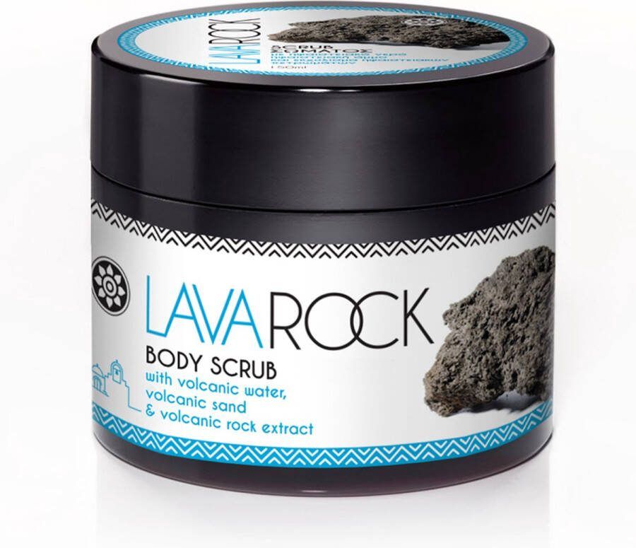 Aromaesti lavarock body scrub met vulkanisch water exfolierend