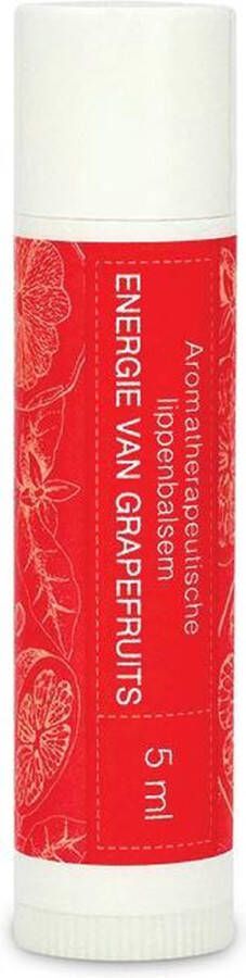 Aromáma Aromatherapeutische lippenbalsem energie van Grapefruits 5 ml Vegan lippenbalsem Grapefruit lipbalm
