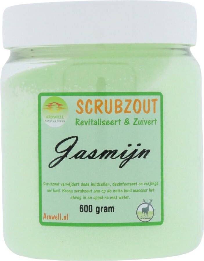 Arowell Jasmijn Body Scrub Scrubzout 600 gram