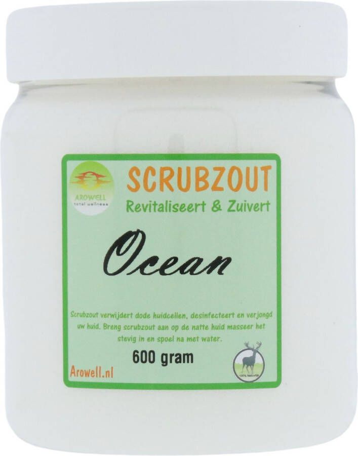 Arowell Ocean Body Scrub Scrubzout 600 gram