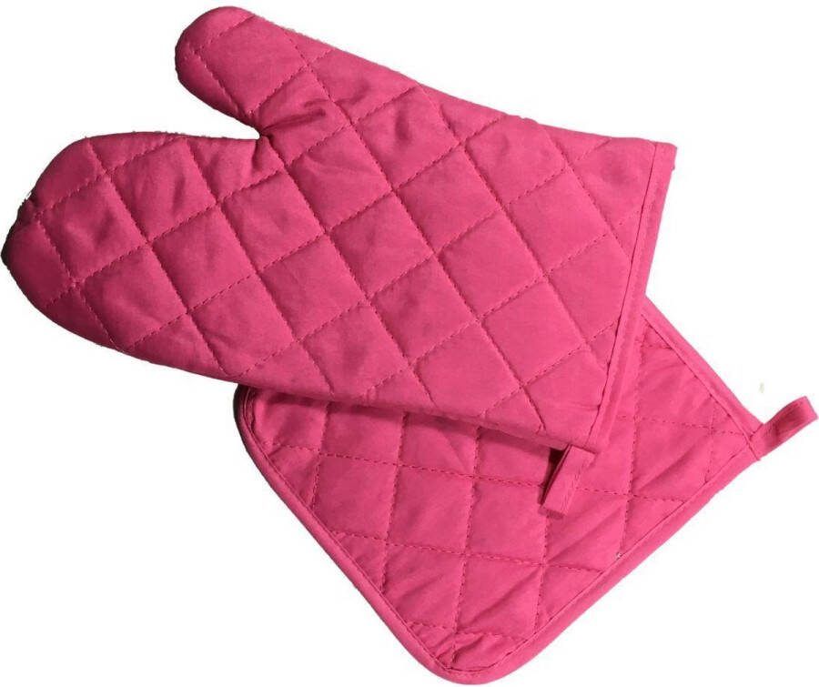 Arowell Ovenwant en Pannenlap Roze