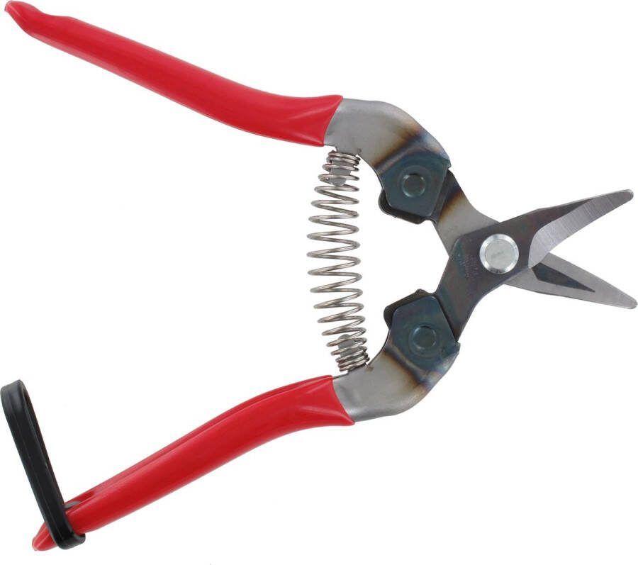 ARS 310 D Hoge kwaliteit Japanse snoeischaar Professionele lichtgewicht en vooral ergonomische Japanse snoeischaar van 16cm extra gebogen rood oogstschaar kruidenschaar snoeischaar voor bloemen planten en kruiden
