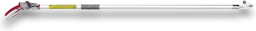 ARS Langarm Snoeischaar Lichtgewicht Aluminium Steel Gehard Verchroomd Staal Roteerbaar Handvat 1246 mm Rood