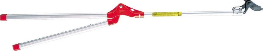 ARS Langarm Takkenschaar Lichtgewicht Aluminium Gehard Verchroomd Staal 1500 mm Rood