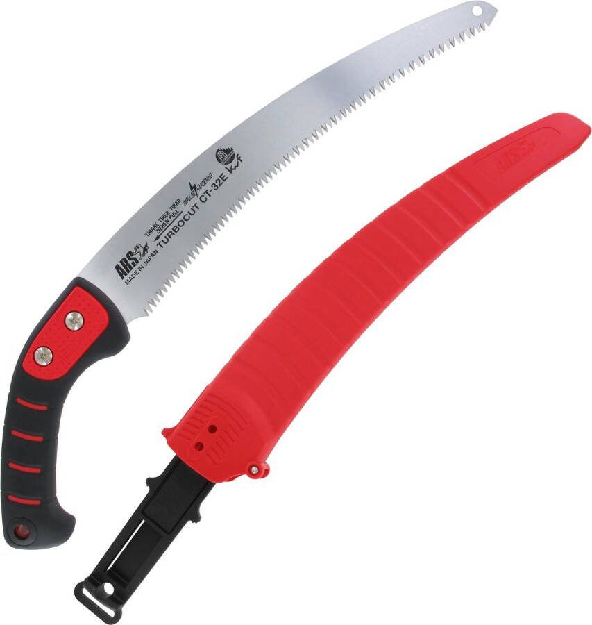ARS Snoeizaag 320 mm Lichtgebogen Zaagblad Inclusief Holster Rood Zwart