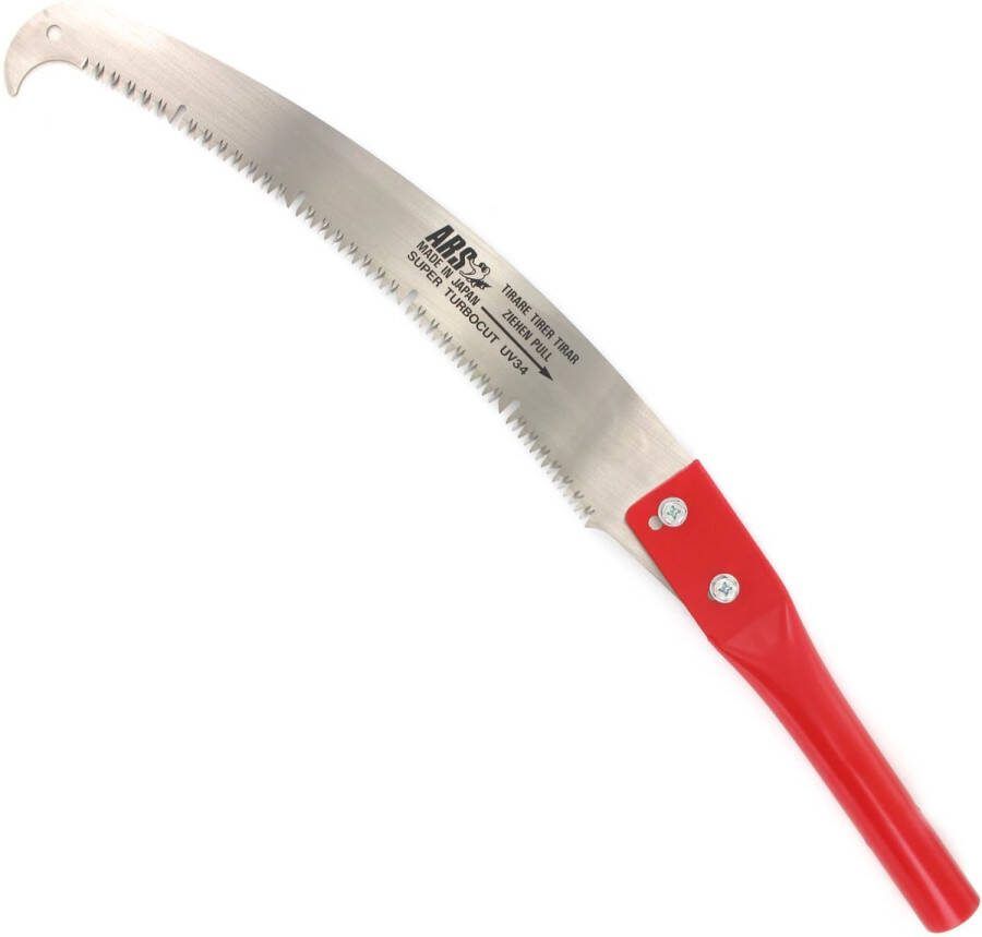 ARS Snoeizaag Gebogen Blad Haakvormige Punt 560 mm Rood