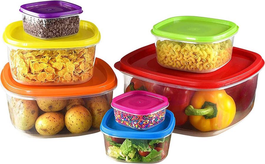 Arsuk Voedselcontainers Opslag Lunchboxen voor Graanpasta Herbruikbaar Stapelbaar BPA-vrij Magnetron Vriezer Vaatwasmachinebestendig