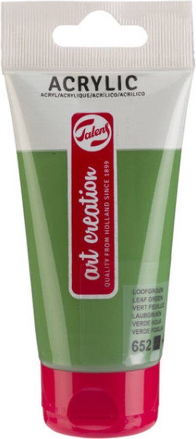 Art Creation Acrylverf tac 652 loofgroen tube 75ml Tube a 75 milliliter 3 stuks
