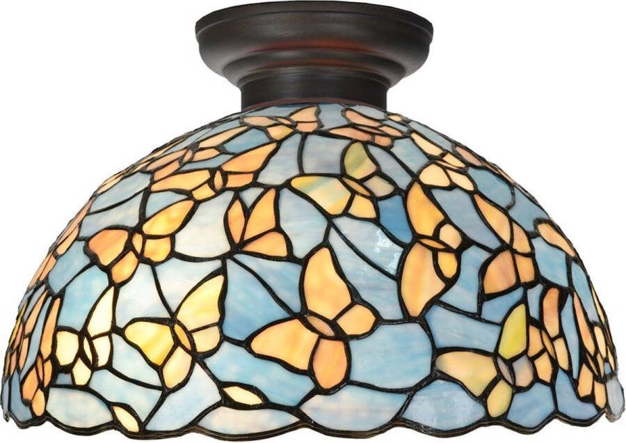 Art Deco Trade Coloured by Art Deco Trade Tiffany Plafonnière Fly Away Ø 35