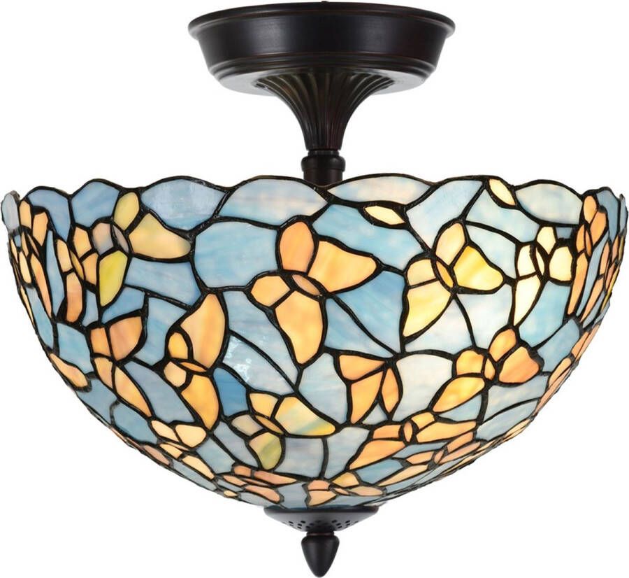 Art Deco Trade Coloured by Art Deco Trade Tiffany Verlengde Plafonnière Fly Away Ø 35