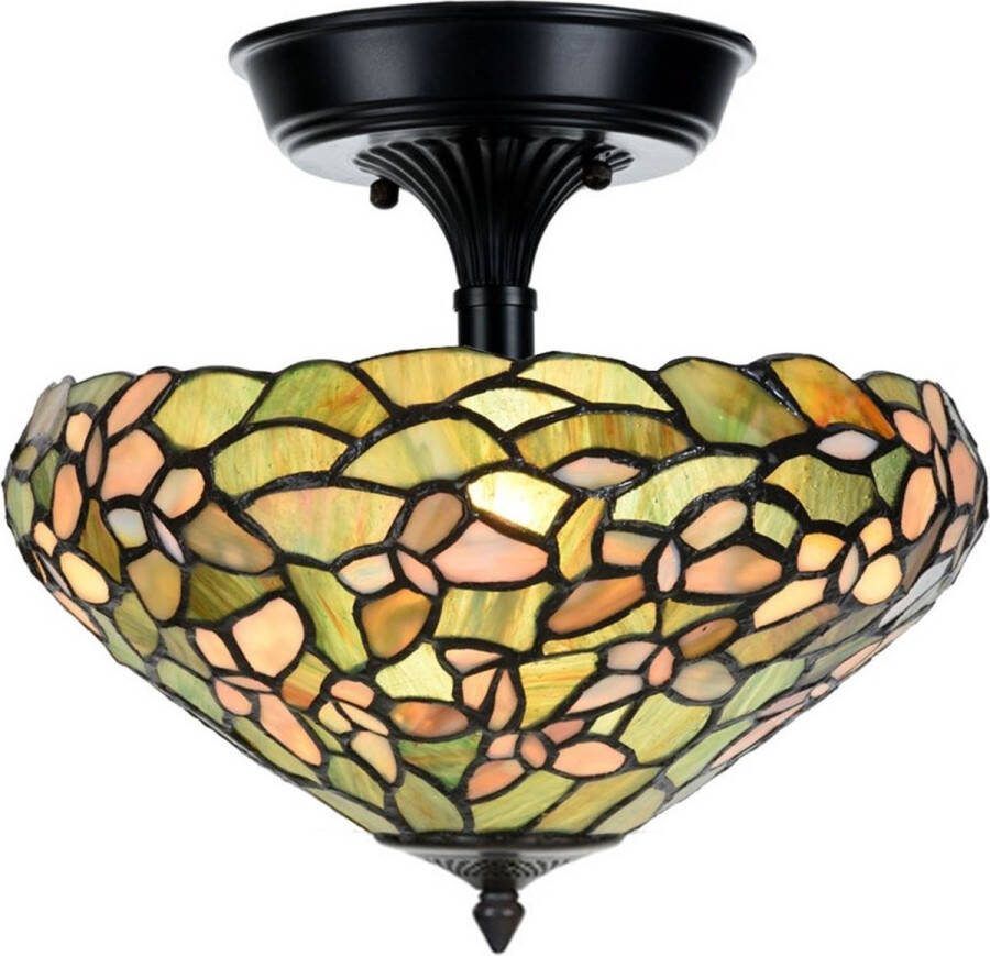 Art Deco Trade Coloured by Art Deco Trade Tiffany Verlengde Plafonnière Settle Down