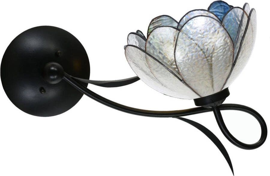 Art Deco Trade Coloured by Art Deco Trade Tiffany Wandlamp Plafonnière Lovely Sparkling Pioenroos