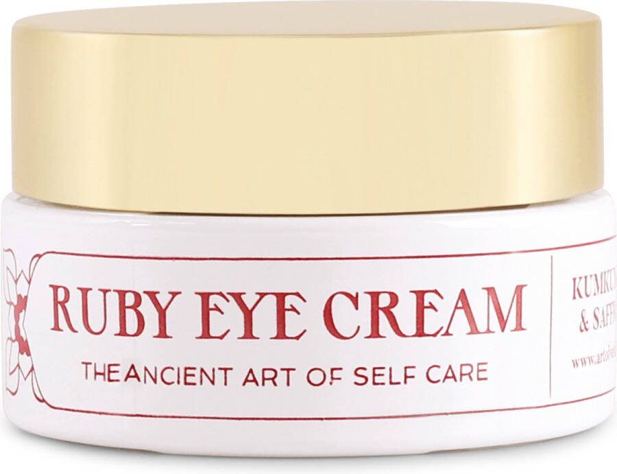 Art of Vedas Ruby Oog Creme Kumkumadi en Safraan Ayurvedische 100% Natuurlijk Vegan 15g
