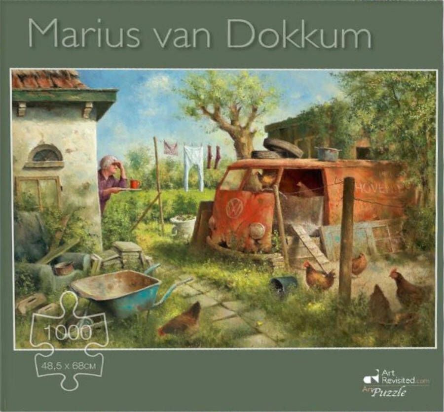 Art Revisited Puzzel 1000 stukjesMArius van Dokkum Kippenhok