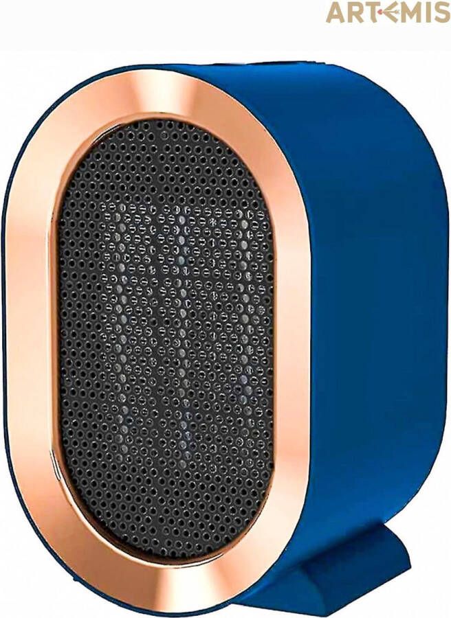 Artemis elektrische heater – Elektrische kachel – Heater voor binnen – Ventilatorkachel – Elektrische verwarming – Desktop heater – Heater – Design heater voor binnen – 800 1200 WATT Blauw