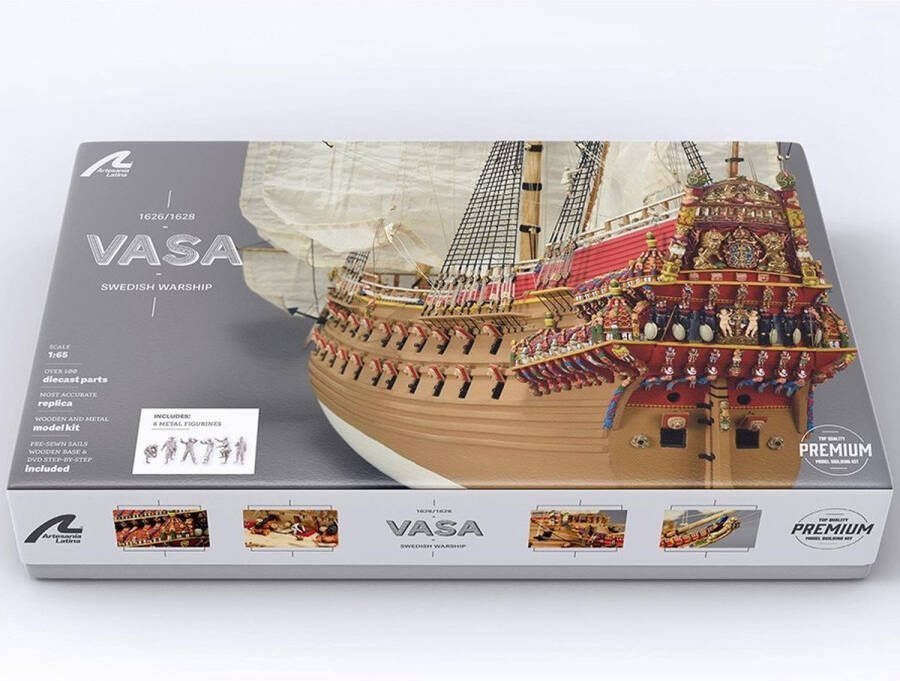 Artesania Latina Oorlogsschip VASA Houten Modelbouw Schaal 1 65