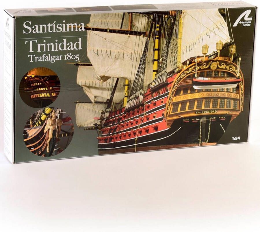 Artesania Latina Santisima Trinidad Trafalgar 1805 Houten Modelbouw Schaal 1 84