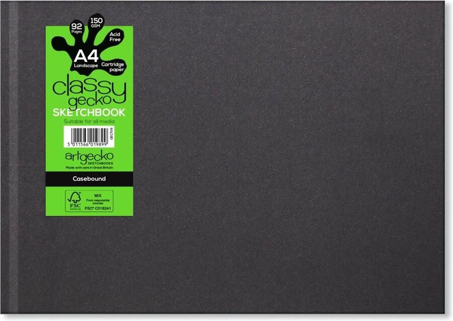 Artgecko Classy Schetsboek A4 Landschap 150gr 46 vel Wit