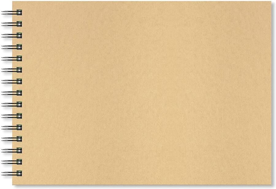 Artgecko Krafty Spiraal Schetsboek A3 Landschap 150gr 40 vel Wit