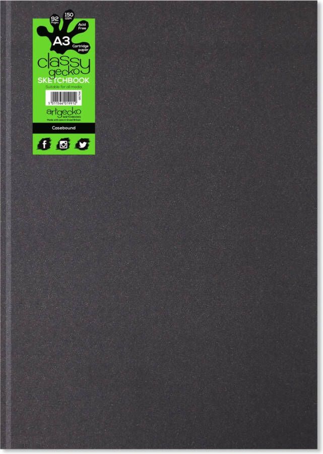 Artgecko Classy Schetsboek A3 Portret 150gr 46 vel Wit