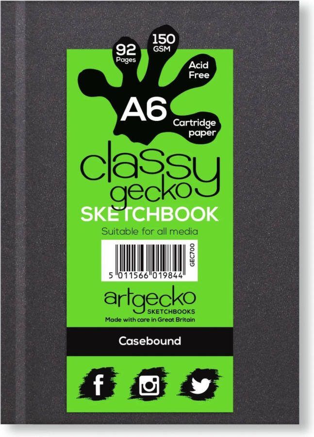 Artgecko Classy Schetsboek A6 Portret 150gr 46 vel Wit