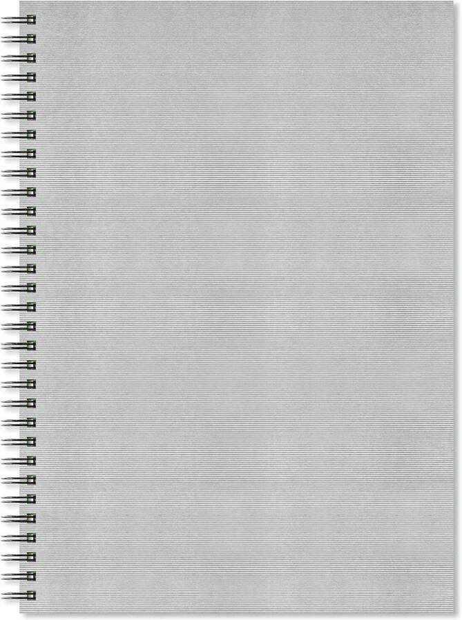 Artgecko Flashy Spiraal Schetsboek A3 Portret 150 gr 40 vel Zilveren Omslag