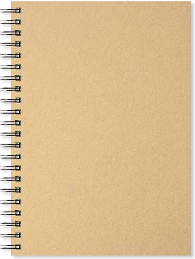 Artgecko Krafty Spiraal Schetsboek A3 Portret 150gr 40 vel Wit
