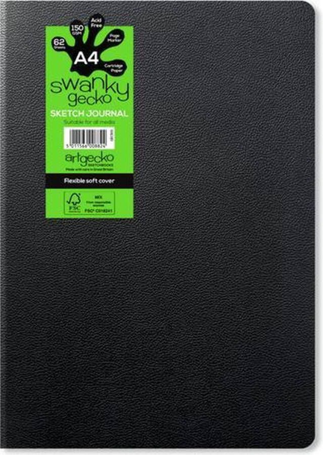 Artgecko Swanky Gebonden Schetsboek A4 150gr 62 vel