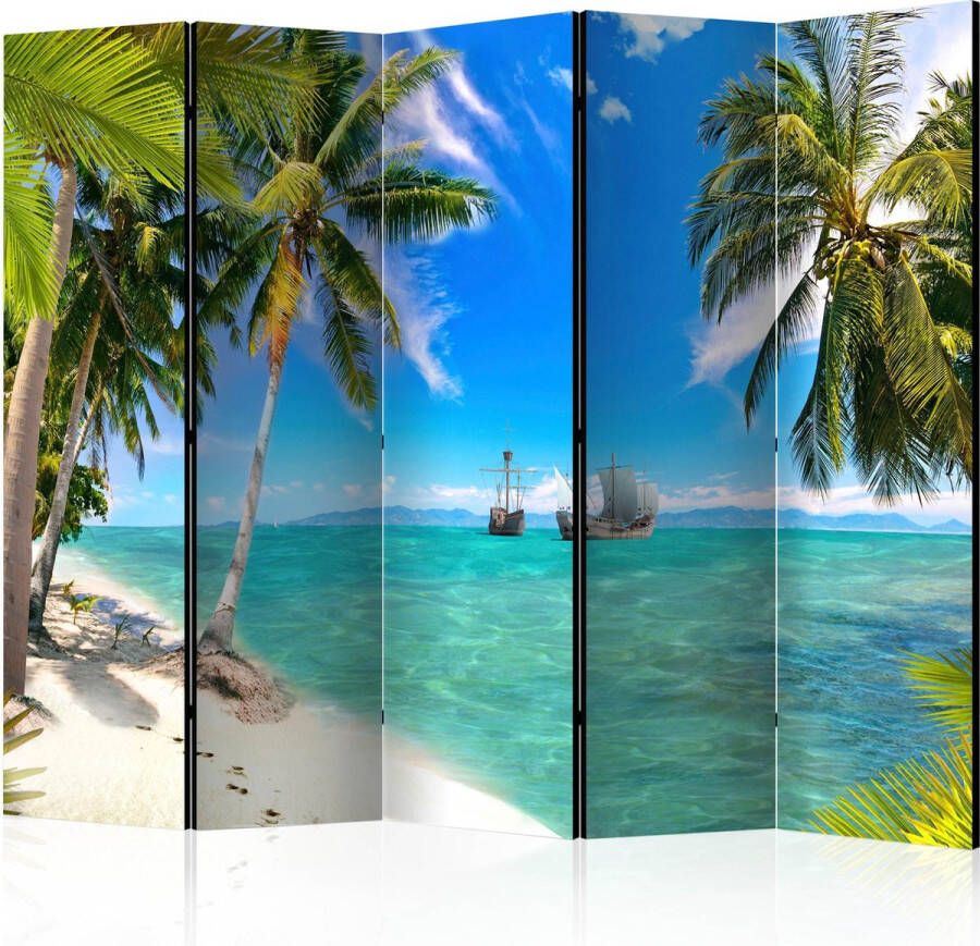 Artgeist 3D Tapijt Vouwscherm Kamerscherm Scheidingswand Lost ships II [Room Dividers] 225x172 3D Tapijt